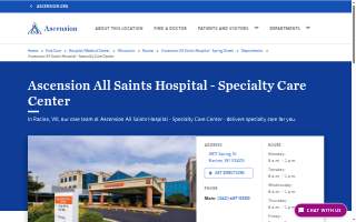 Ascension All Saints Hospital - Specialty Care Center