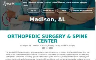 SportsMed of Madison website