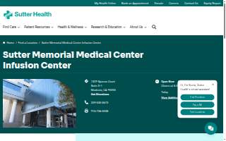 Sutter Memorial Medical Center, Modesto | Infusion Center