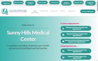 Sunny Hills Medical Center website