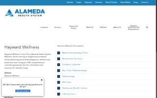Alameda Health System - Hayward Wellness Center