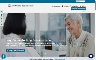 Desert Valley Medical Group website