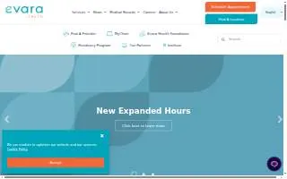 Evara Health at Largo website