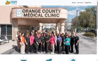 Orange County Medical Clinic website