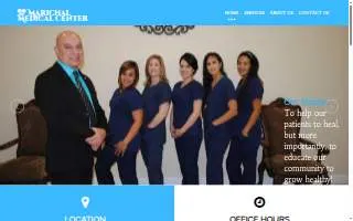 Marichal Health & Wellness Center website