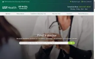USF Health Primary Care website