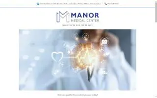 Manor Medical Center website