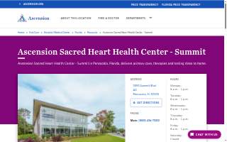Ascension Sacred Heart Health Center - Summit