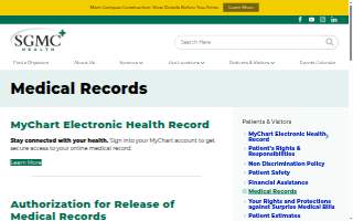SGMC Medical Records