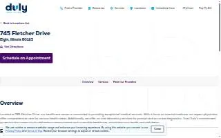 Fletcher Drive Medical Center website