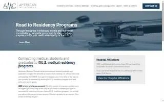 American Medical Clinicals website