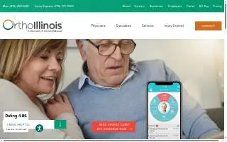 OrthoIllinois Surgery Center - Elgin website