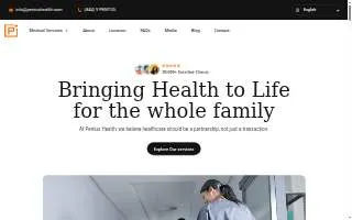 Pentus Health Medical Center website