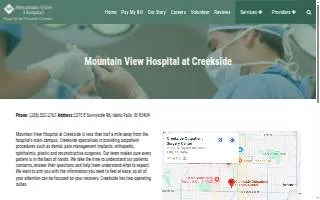 Creekside Outpatient Surgery Center website