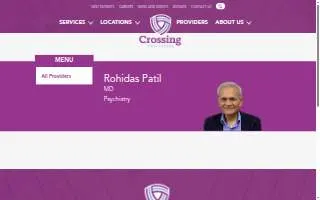 Rohl Patil/Crossing Health Care website