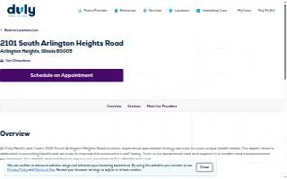Duly Health and Care of Arlington Heights website