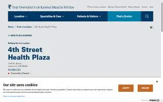 Olathe Health Cardiology Services - Lawrence website