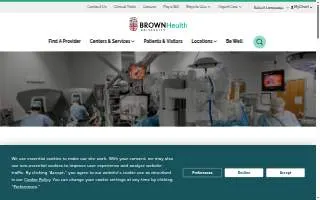 Miriam Hospital Pre Admission Testing website