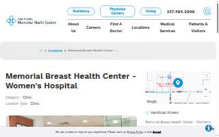 Memorial Breast Health Center - Women's Hospital