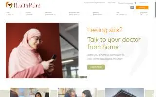Healthpoint Center, LLC website