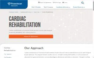 Franciscan St. Elizabeth Health - Cardiac Rehabilitation website
