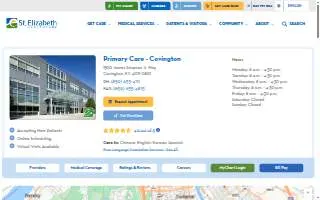 Primary Care Covington - St. Elizabeth Physicians website