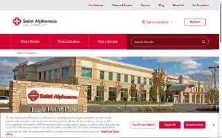 Saint Alphonsus Heart Institute - Eagle website