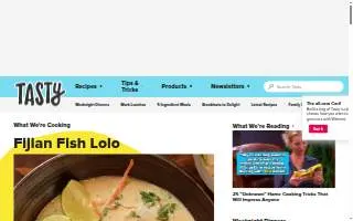 Tasty cream donut website