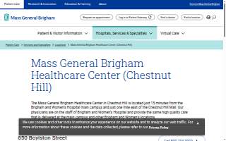Mass General Brigham Healthcare Center (Chestnut Hill)