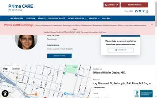 Steward Neurology Specialists of Fall River website