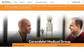 Carondelet Medical Building website