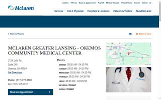 McLaren Greater Lansing - Okemos Community Medical Center