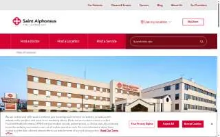 Saint Alphonsus Medical Center - Ontario website