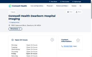 Corewell Health Dearborn Hospital Imaging - 18100 Oakwood Blvd