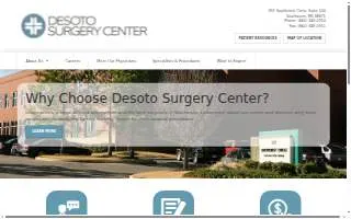 Desoto Surgery Center website