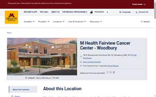M Health Fairview Cancer Center - Woodbury