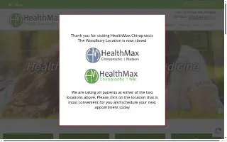 HealthMax Progressive Medicine website