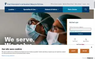 KU Hospital website