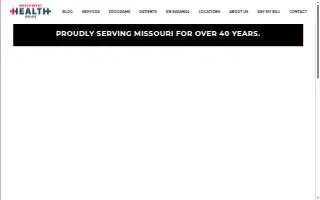 Northwest Health Services website
