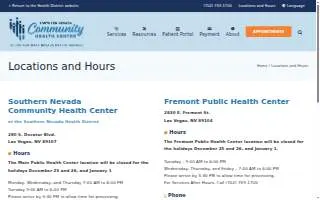 Fremont Public Health Center website
