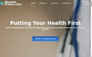 Absolute Primary Care of North Las Vegas website