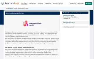 Sunset Station Medical Center website