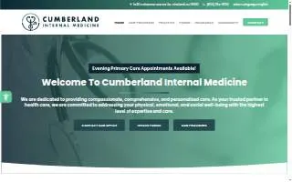 Cumberland Internal Medicine website