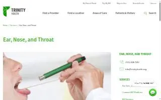 Ear Nose & Throat Center of Minot website