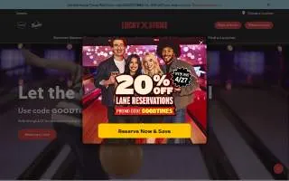 Lucky Strike Garland website