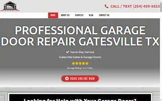 Gatesville Garage Door & Gates website