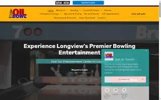 Oil Bowl Lanes website
