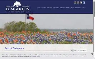 Lumberton Family Funeral Home, LLC website