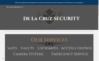 De La Cruz Security website