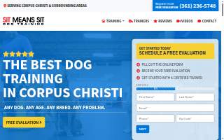 Sit Means Sit Dog Training Corpus Christi